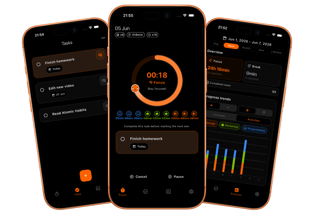 Focus Mode app preview